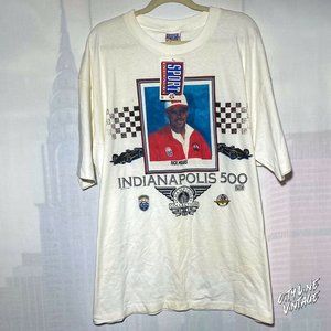 Vintage 1994 Indy 500 Rick Mears Single Stitch Shirt Size XXL Sport Attack